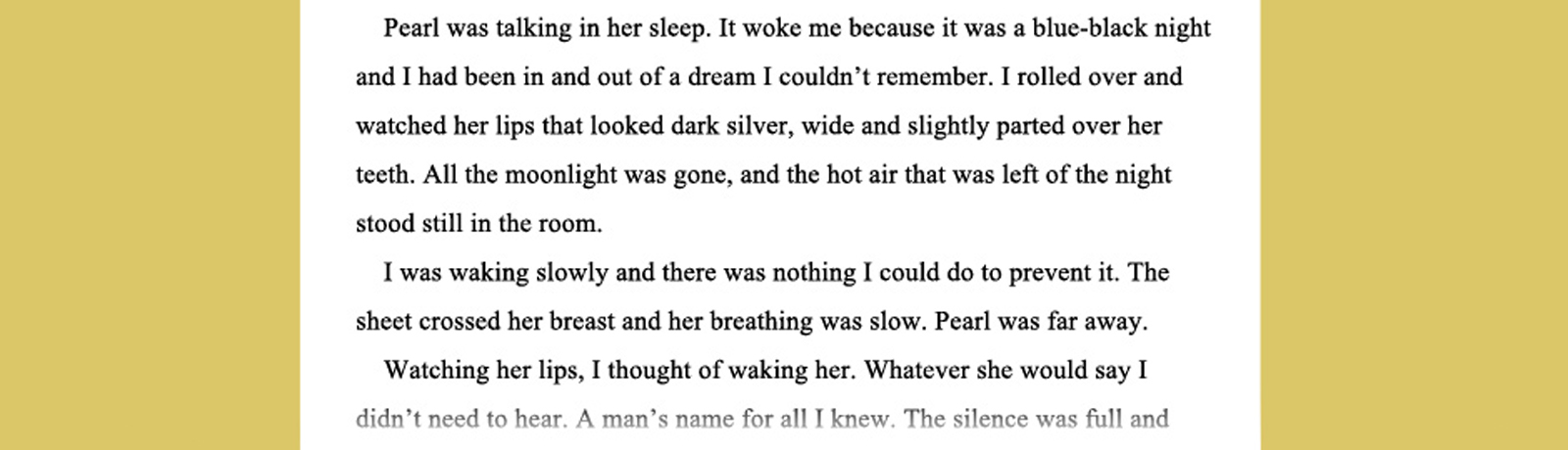 Long Time Gone excerpt